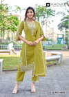 Risha By Kadlee Viscose Weaving Kurti With Bottom Dupatta Wholesale Online

